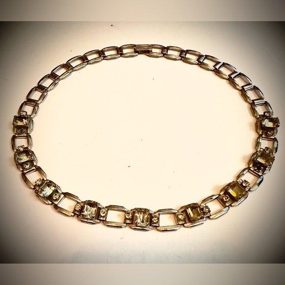 Women’s silver and diamond necklace - Picture 1 of 1